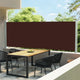 Vidaxl tuinscherm uittrekbaar 600x160 cm bruin