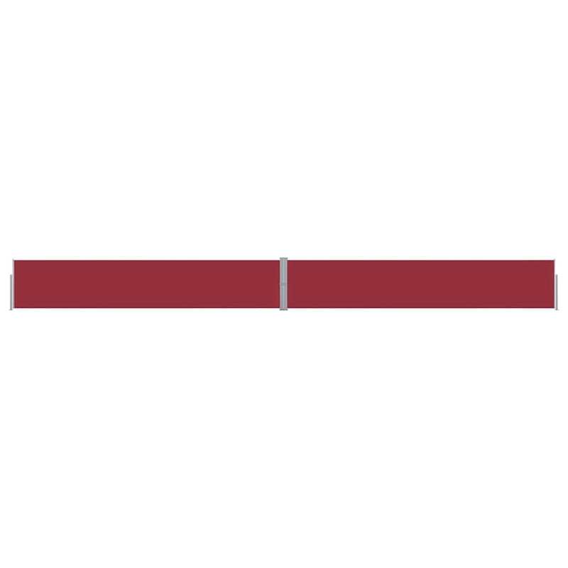 Load image into Gallery viewer, Vidaxl tuinscherm uittrekbaar 140x1200 cm rood
