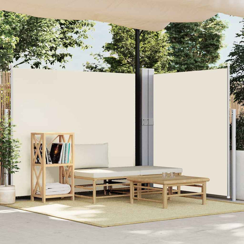 ギャラリービューアに画像をロードする, Vidaxl tuinscherm uittrekbaar 170x1200 cm crème
