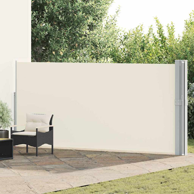 ギャラリービューアに画像をロードする, Vidaxl tuinscherm uittrekbaar 170x1200 cm crème
