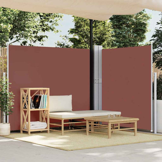 Vidaxl tuinscherm uittrekbaar 170x1200 cm bruin