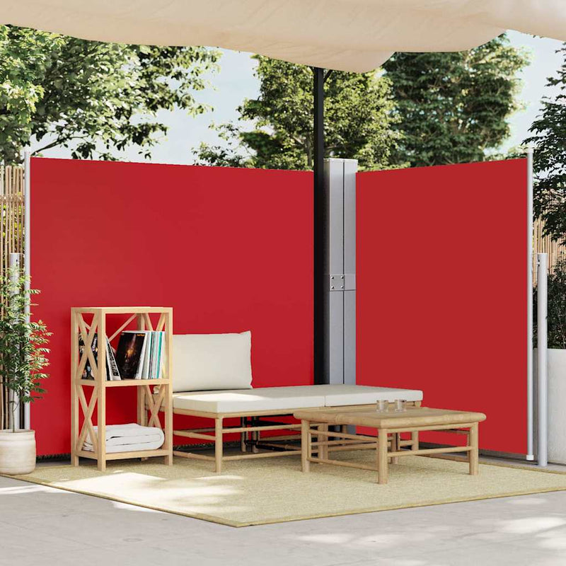 Afbeelding laden in galerijviewer, Vidaxl tuinscherm uittrekbaar 170x1200 cm rood
