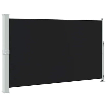 Vidaxl tuinscherm uittrekbaar 180x300 cm zwart