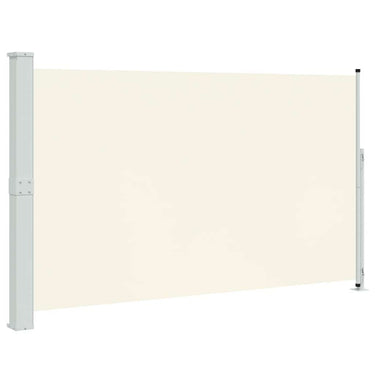 Vidaxl tuinscherm uittrekbaar 180x300 cm crèmekleurig