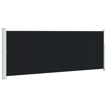 Vidaxl tuinscherm uittrekbaar 180x500 cm zwart