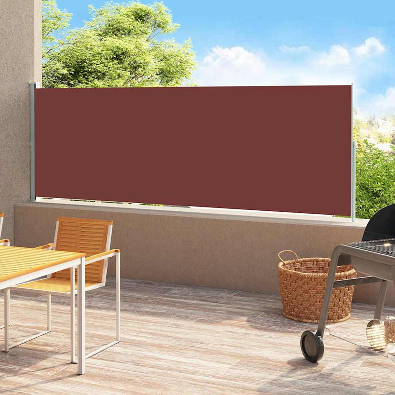 Load image into Gallery viewer, Vidaxl tuinscherm uittrekbaar 180x500 cm bruin
