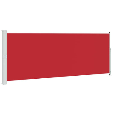 Vidaxl tuinscherm uittrekbaar 180x500 cm rood