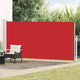 Vidaxl tuinscherm uittrekbaar 180x500 cm rood