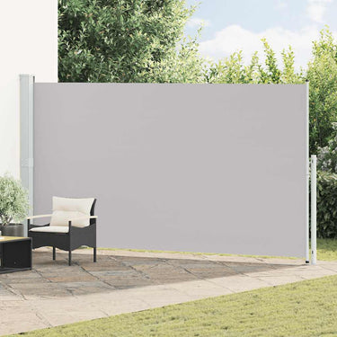 Vidaxl tuinscherm uittrekbaar 200x500 cm grijs