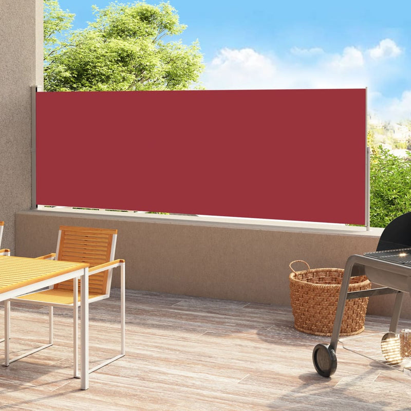 Load image into Gallery viewer, Vidaxl tuinscherm uittrekbaar 220x500 cm rood
