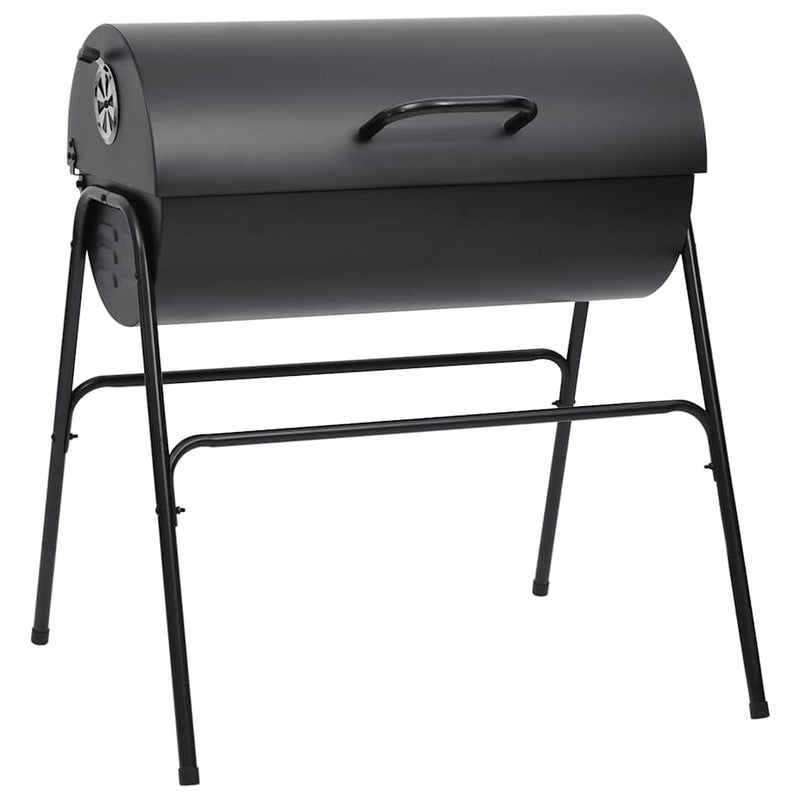 Load image into Gallery viewer, Vidaxl barbecuevat met 2 kookroosters 80x95x90 cm staal zwart
