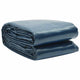 Vidaxl zwembadfolie solar drijvend 210 cm pe zwart en blauw