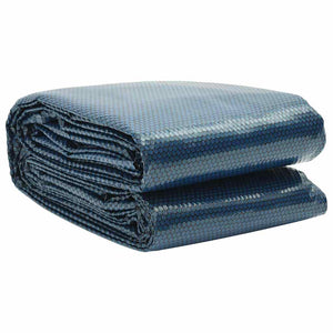 Vidaxl zwembadfolie solar drijvend 300x200 cm pe zwart en blauw