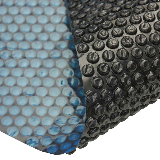 Vidaxl zwembadfolie solar drijvend 300x200 cm pe zwart en blauw