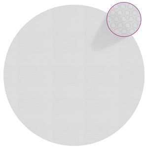 Vidaxl zwembadfolie solar drijvend 417 cm pe grijs