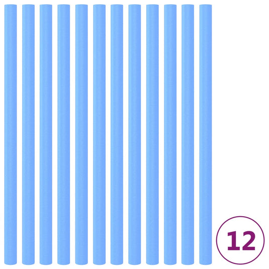 Vidaxl trampolinepaalhoezen 12 st 92,5 cm schuim blauw