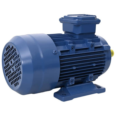 Vidaxl elektromotor 3 fase 1,5 kw 2 pk 2-polig 2840 rpm aluminium