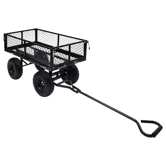 Vidaxl tuinwagen 250 kg zwart
