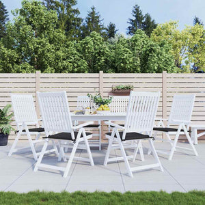 Vidaxl tuinstoelkussens 6 st 40x40x4 cm oxford stof zwart