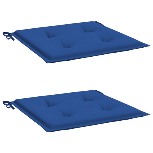 Vidaxl tuinstoelkussens 2 st 40x40x4 cm oxford stof koningsblauw