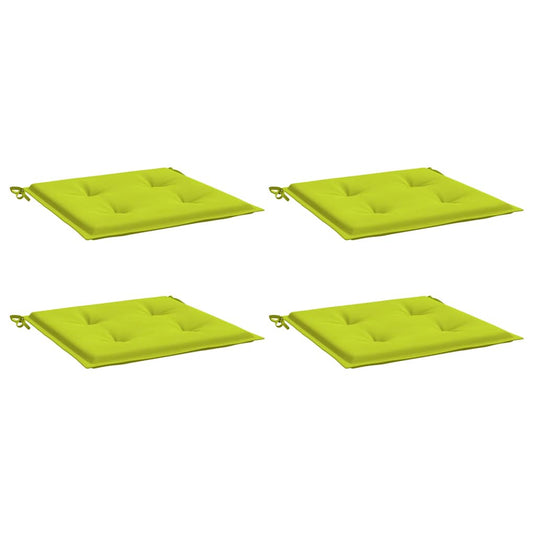 Vidaxl tuinstoelkussens 4 st 40x40x4 cm oxford stof felgroen