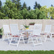 Vidaxl tuinstoelkussens 6 st 40x40x4 cm oxford stof ruitpatroon rood