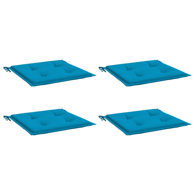 Load image into Gallery viewer, Vidaxl tuinstoelkussens 4 st 50x50x4 cm oxford stof blauw
