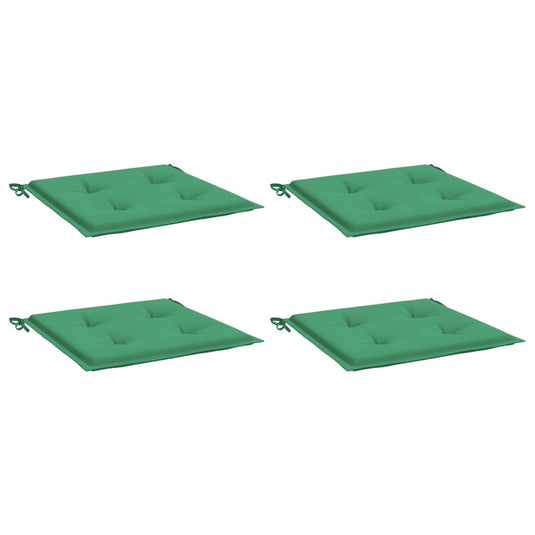 Vidaxl tuinstoelkussens 4 st 50x50x4 cm oxford stof groen
