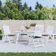 Vidaxl tuinstoelkussens 4 st 50x50x4 cm oxford stof zwart