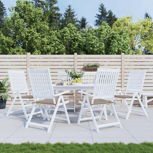 Vidaxl tuinstoelkussens 6 st 50x50x4 cm oxford stof taupe
