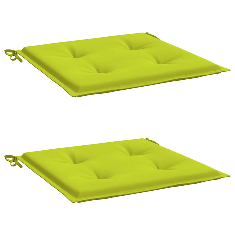 Load image into Gallery viewer, Vidaxl tuinstoelkussens 2 st 50x50x4 cm oxford stof felgroen
