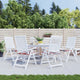 Vidaxl tuinstoelkussens 6 st 50x50x4 cm oxford stof ruitpatroon rood