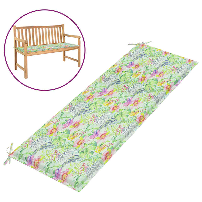 Load image into Gallery viewer, Vidaxl tuinbankkussen 150x50x3 cm oxford stof bladpatroon
