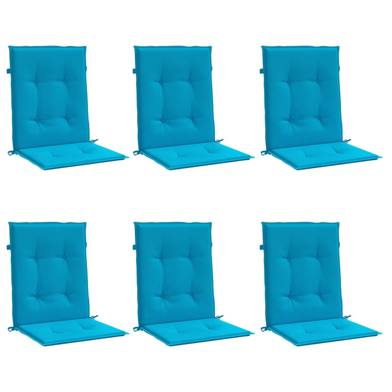 Load image into Gallery viewer, Vidaxl tuinstoelkussens 6 st 100x50x3 cm oxford stof blauw
