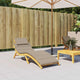 Vidaxl ligbedkussen 186x58x4 cm oxford stof taupe