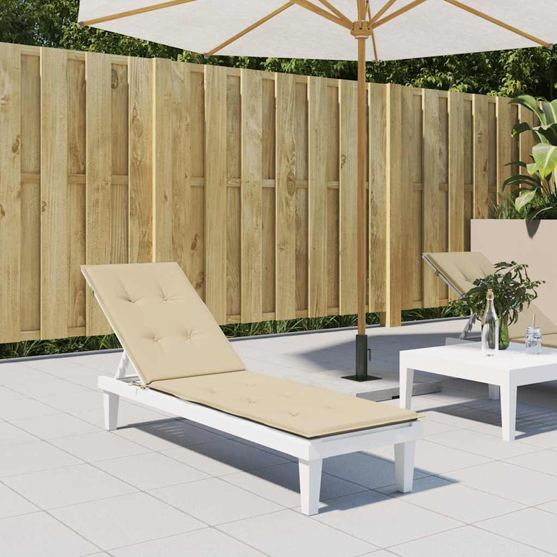 Load image into Gallery viewer, Vidaxl terrasstoelkussen (75+105)x50x4 cm beige
