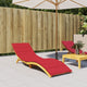 Vidaxl ligbedkussen 200x60x3 cm oxford stof rood
