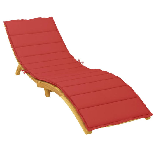 Vidaxl ligbedkussen 200x70x3 cm oxford stof rood