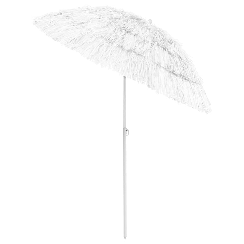 Load image into Gallery viewer, Vidaxl strandparasol hawaï 180 cm wit
