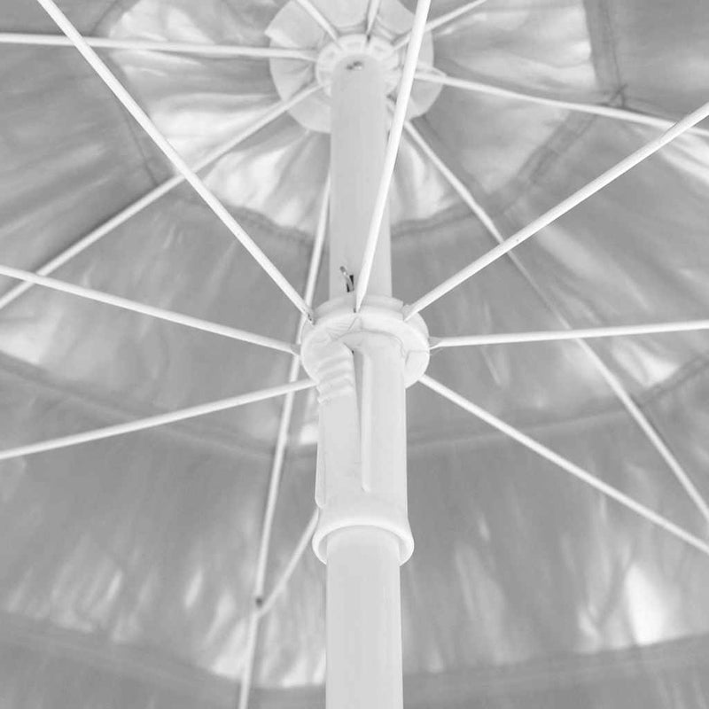 ギャラリービューアに画像をロードする, Vidaxl strandparasol hawaï 180 cm wit
