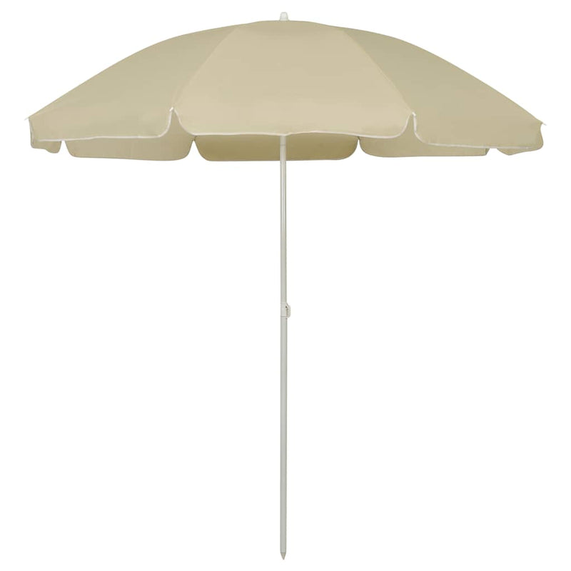 Chargez l'image dans la visionneuse de la galerie, Vidaxl strandparasol 240 cm zandgeel
