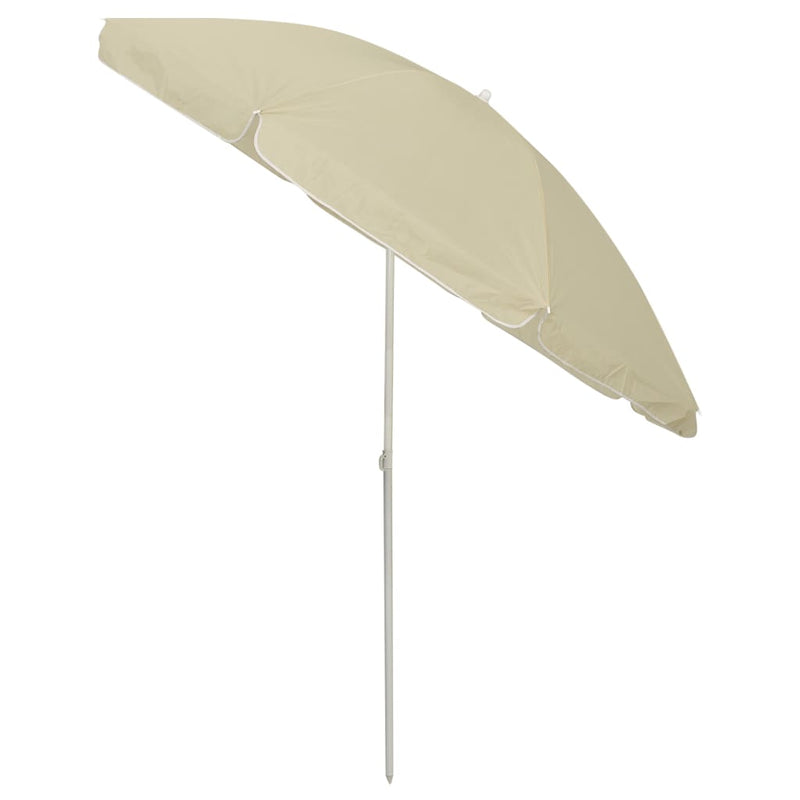Chargez l'image dans la visionneuse de la galerie, Vidaxl strandparasol 240 cm zandgeel
