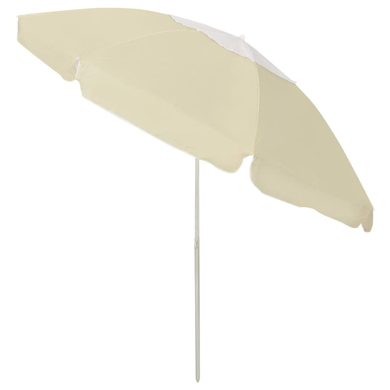 Cargue la imagen en el visor de la galería, Vidaxl strandparasol 240 cm zandgeel
