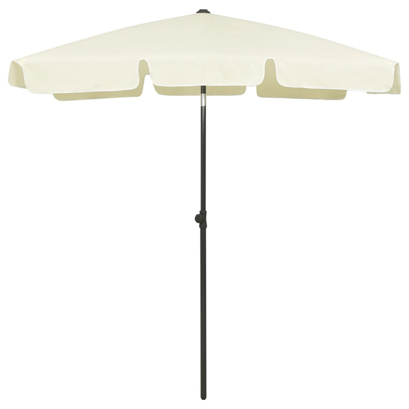 Load image into Gallery viewer, Vidaxl strandparasol 180x120 cm zandgeel

