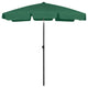 Vidaxl strandparasol 180x120 cm groen
