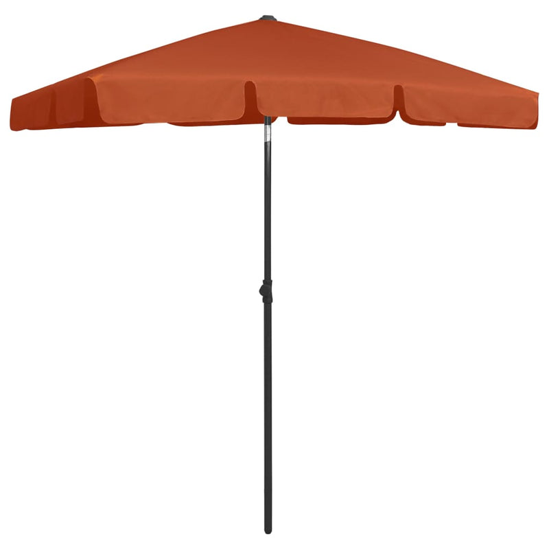 Load image into Gallery viewer, VidaXL Strandparasol 180x120 cm terracottakleurig
