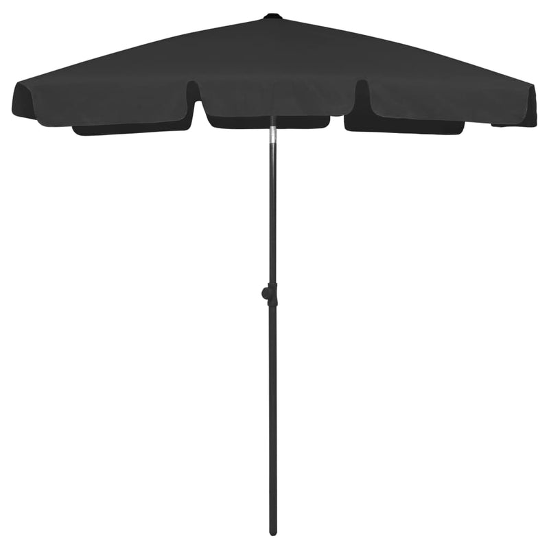 Load image into Gallery viewer, VidaXL Strandparasol 180x120 cm zwart
