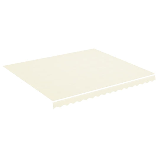 Vidaxl vervangingsdoek voor luifel 4x3,5 m crèmekleurig