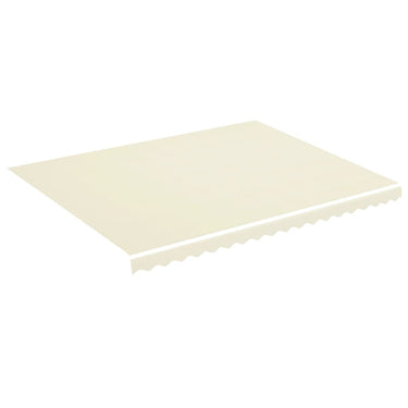 Vidaxl vervangingsdoek voor luifel 4,5x3,5 m crèmekleurig