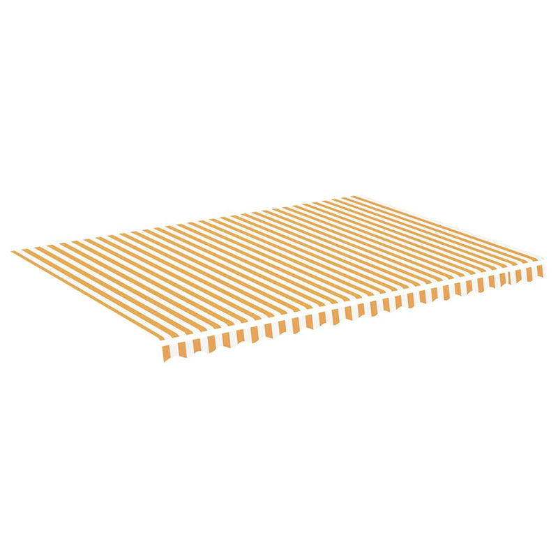 ギャラリービューアに画像をロードする, Vidaxl vervangingsdoek voor luifel 5x3,5 m geel en wit
